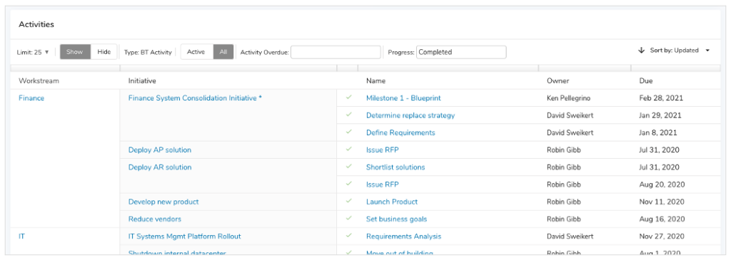Utilizing List/View Sections – Shibumi Help