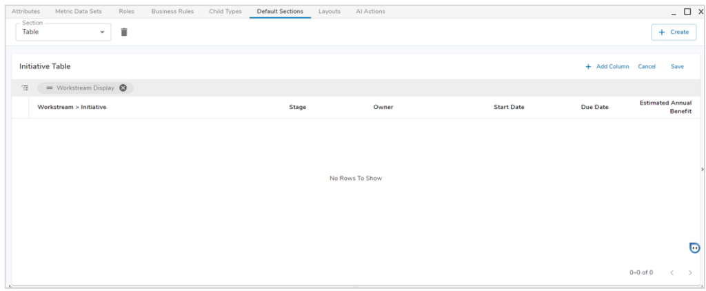Template Default Sections – Shibumi Help