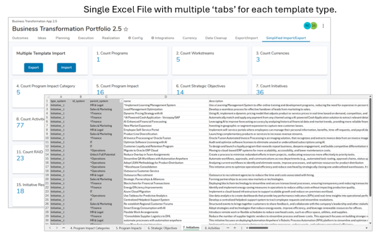 Configuring Export / Import Sections – Shibumi Help